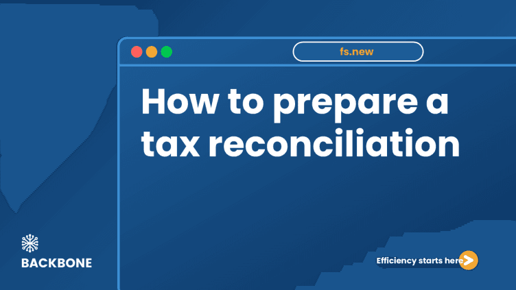 Tax reconciliation